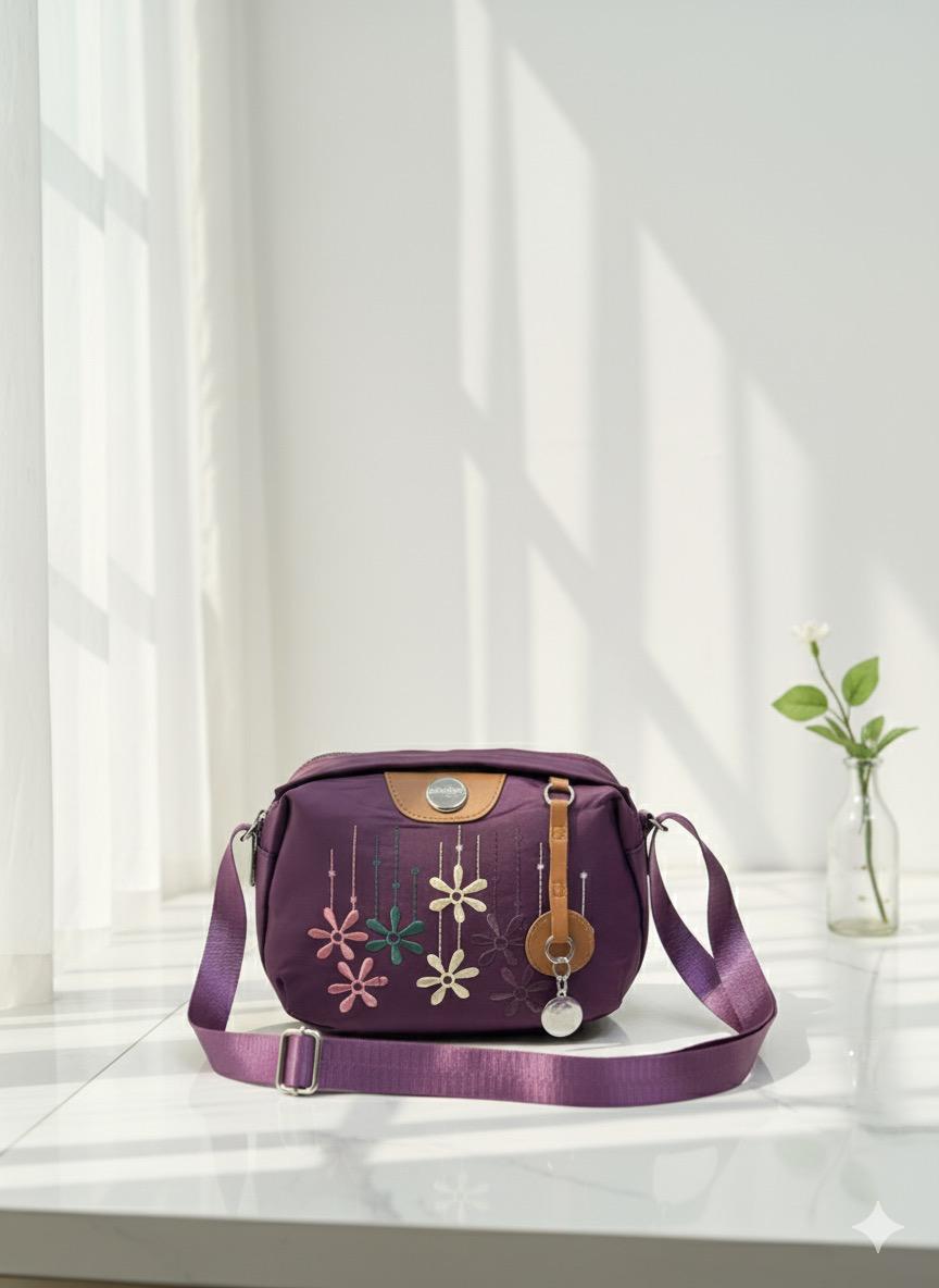 Embroidered Floral Crossbody Bag – 8 Beautiful Colours