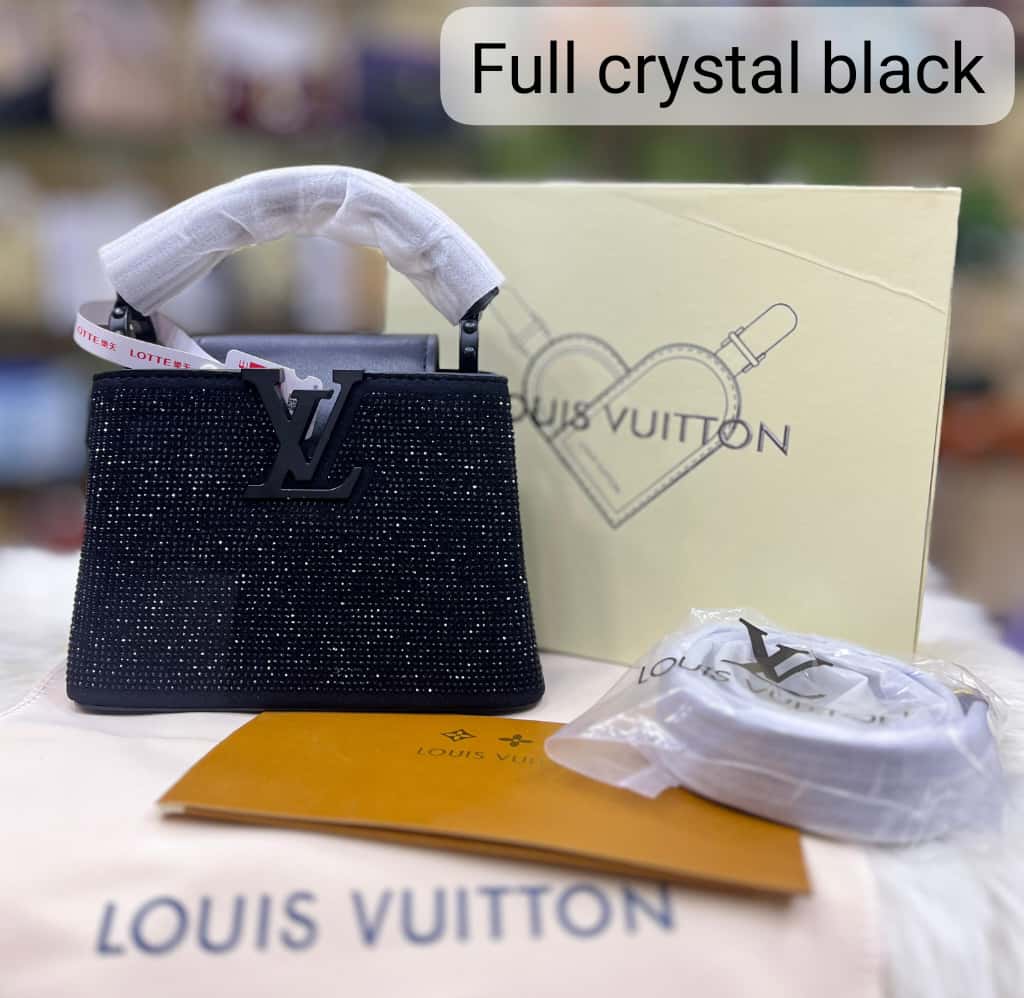 Structured Evening Bag with Geometric Studs/Crystals and V-Detail Accent - Four Styles