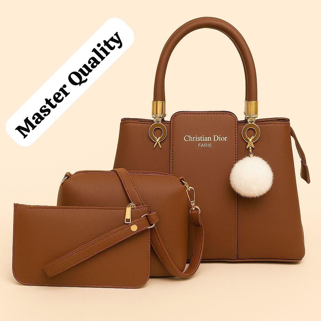 Elegant 3-Piece Convertible Handbag Set