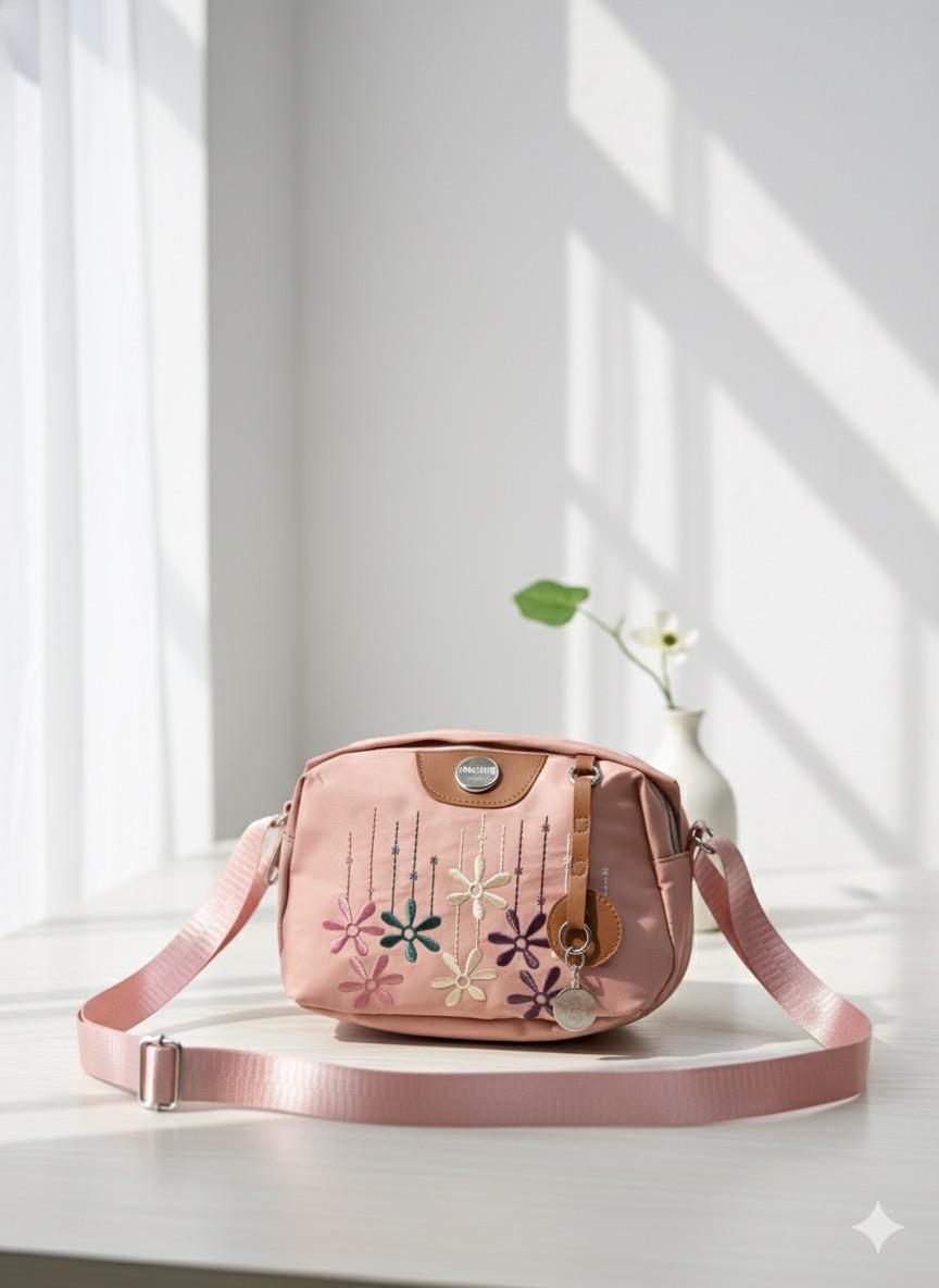 Embroidered Floral Crossbody Bag – 8 Beautiful Colours