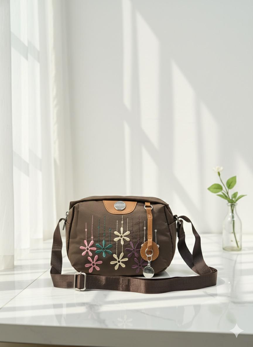 Embroidered Floral Crossbody Bag – 8 Beautiful Colours