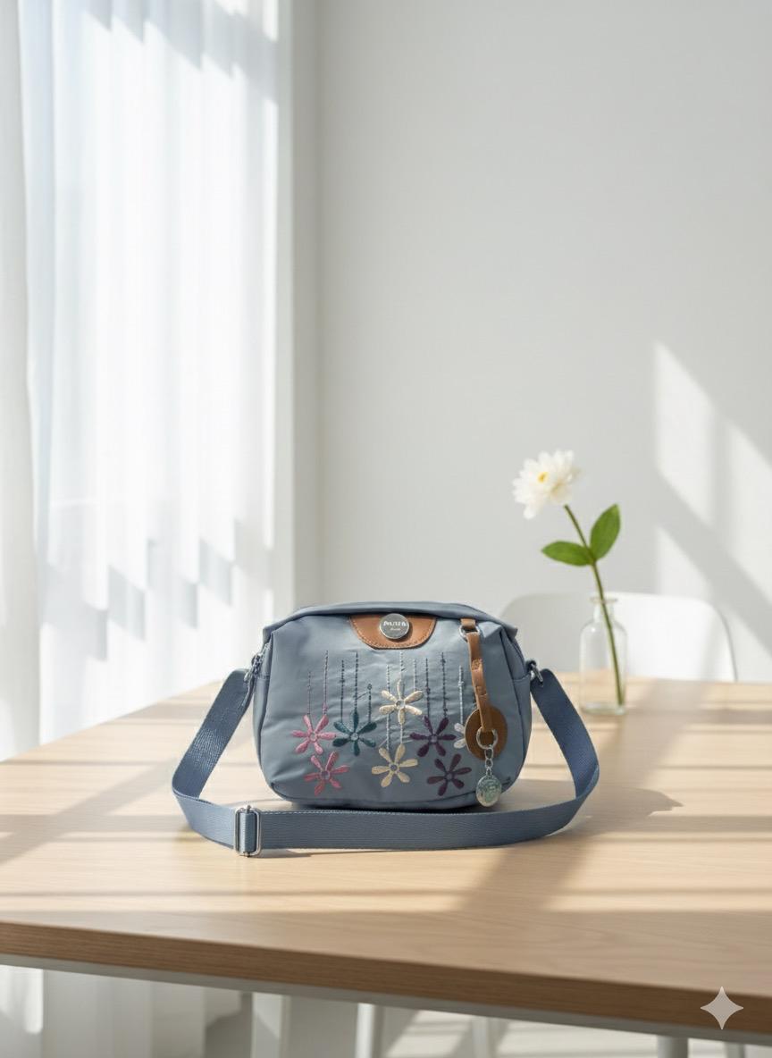 Embroidered Floral Crossbody Bag – 8 Beautiful Colours