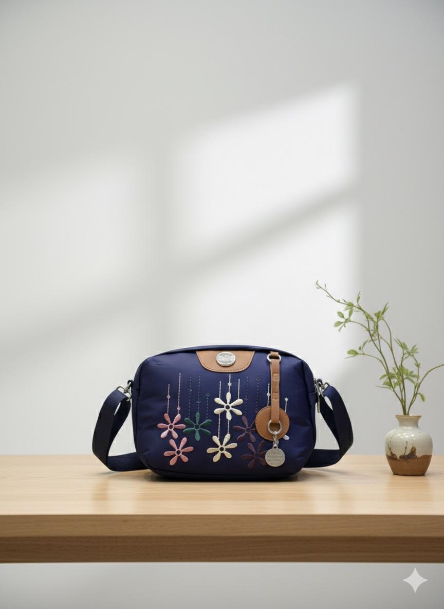 Embroidered Floral Crossbody Bag – 8 Beautiful Colours