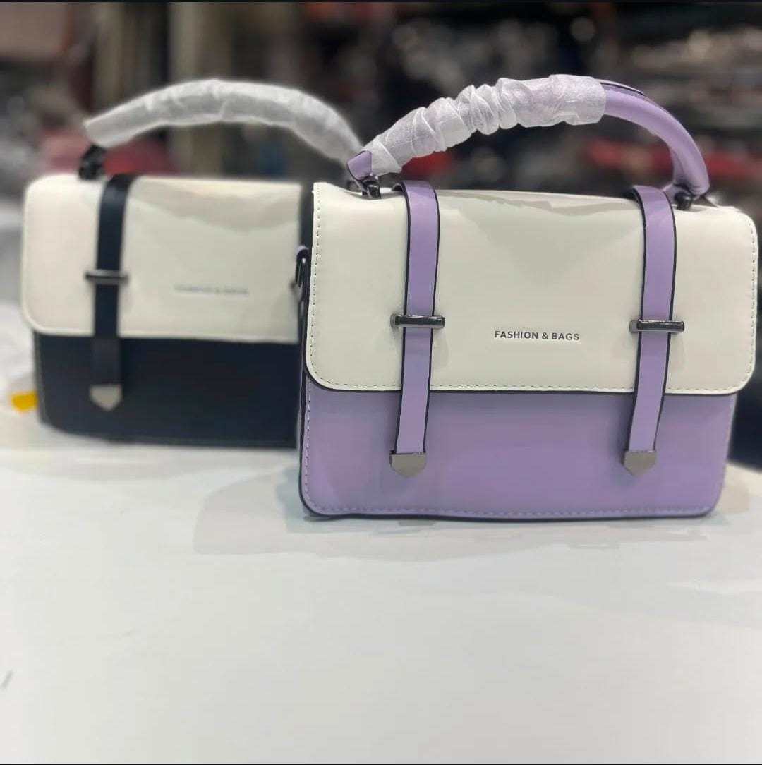 Two-Tone Trendy Shoulder bags