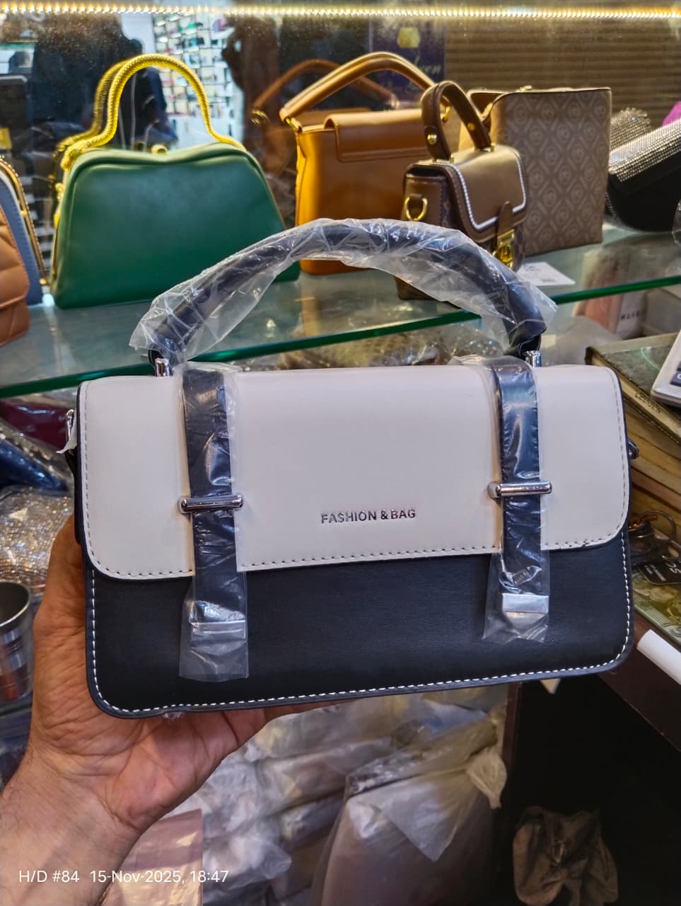 Two-Tone Trendy Shoulder bags