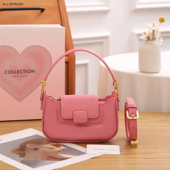 Mini Croissant Style Flap Shoulder Bag Collection - Three Essential Colors