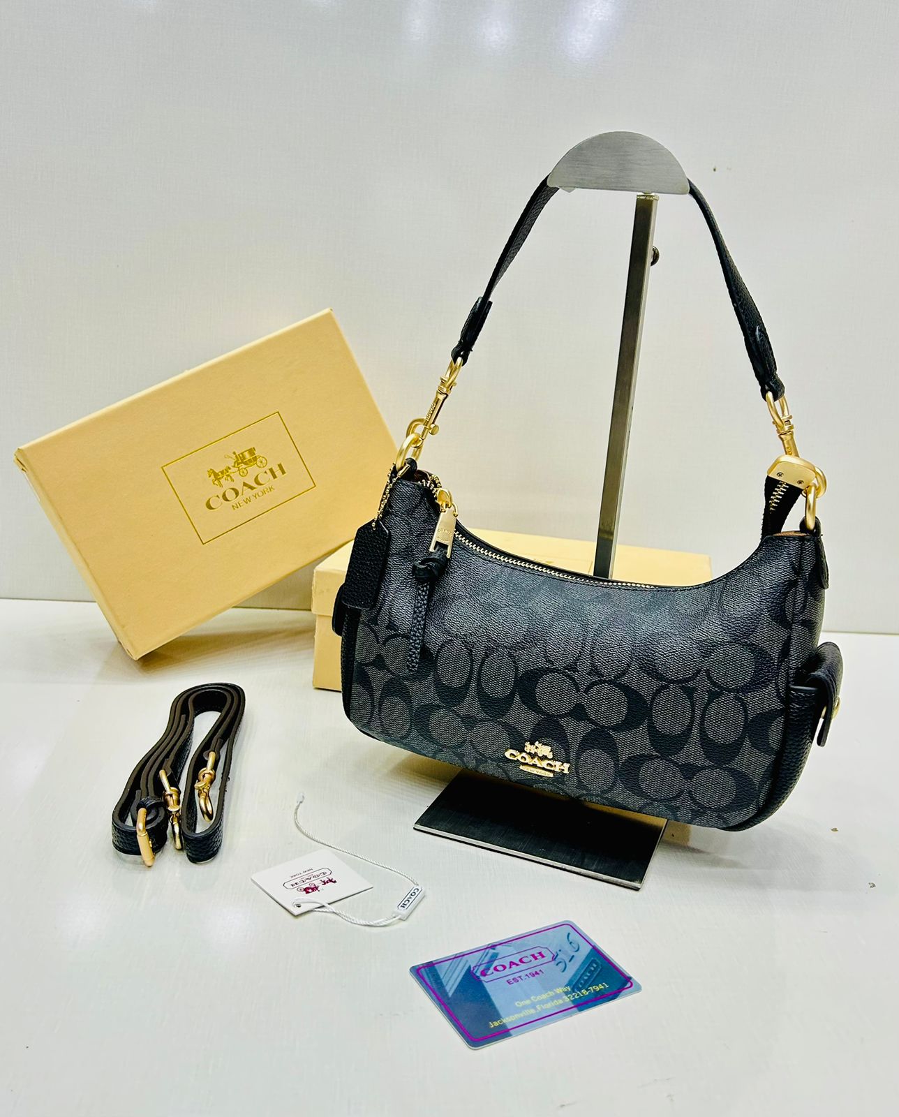 Luxury Textured Shoulder Bag