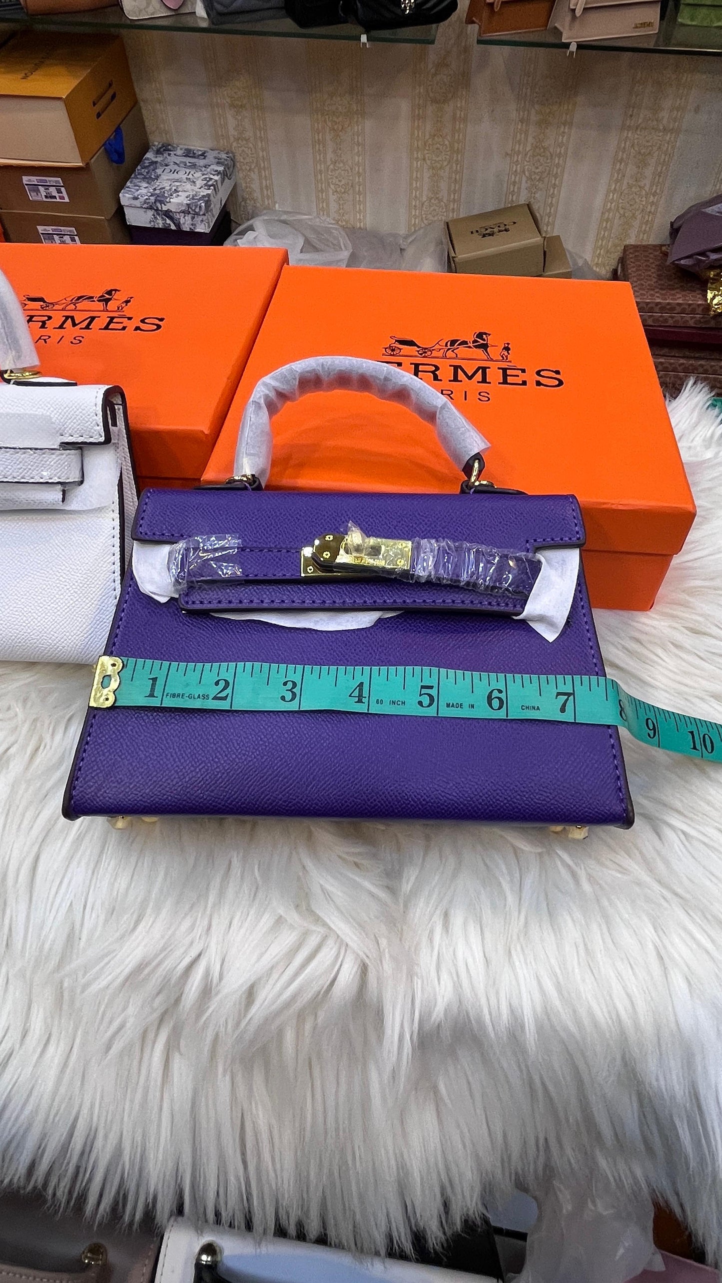 Premium Mini Top-Handle Leather Bag