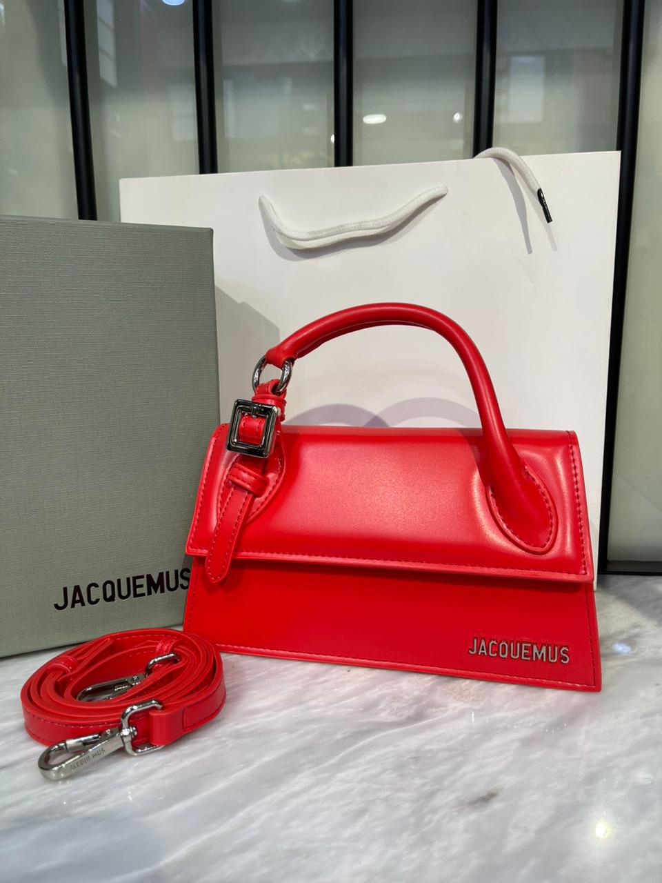 Elegant Sculptural Top-Handle Bag with Gold Hardware