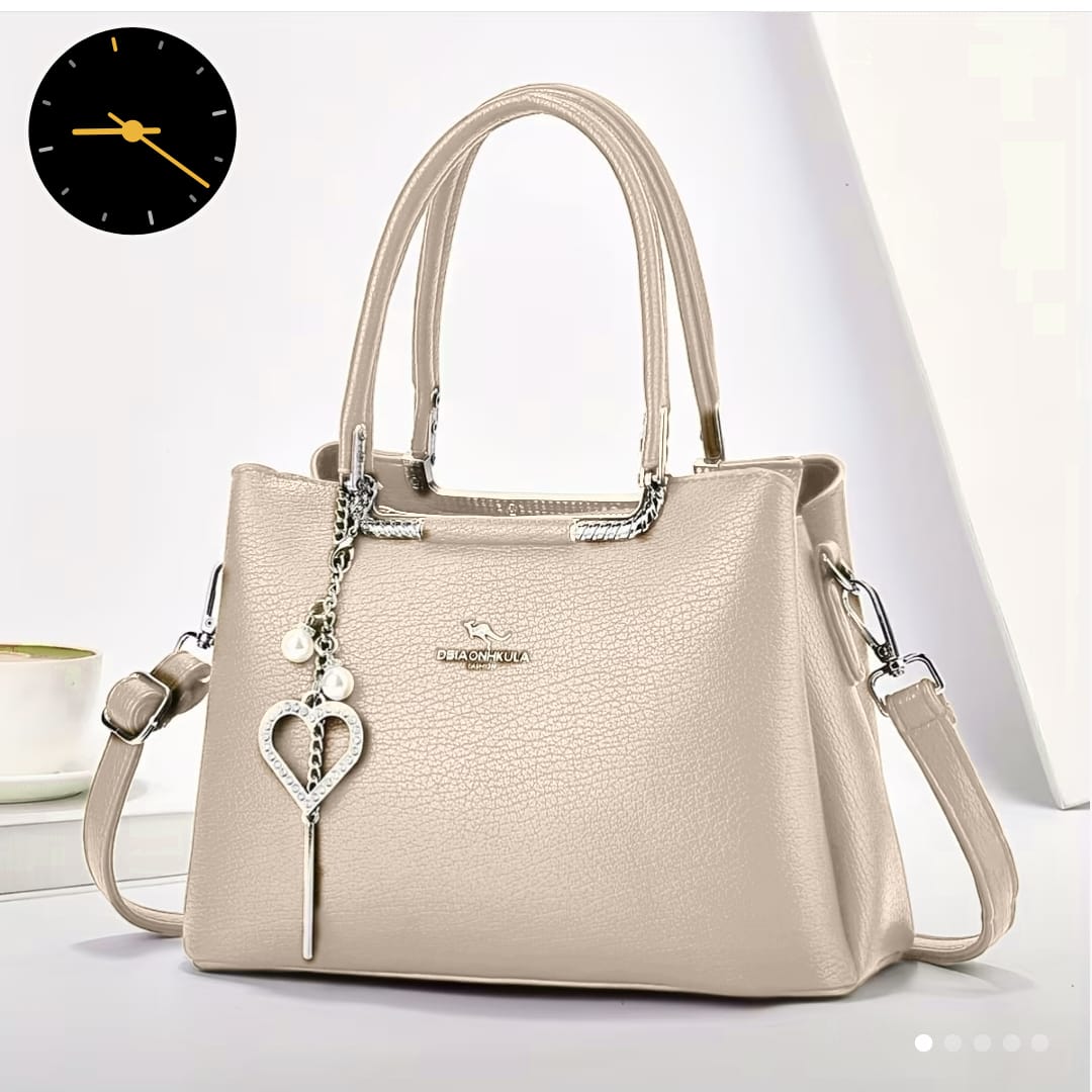 Chic Textured Shoulder Bag for Work and Daily Use