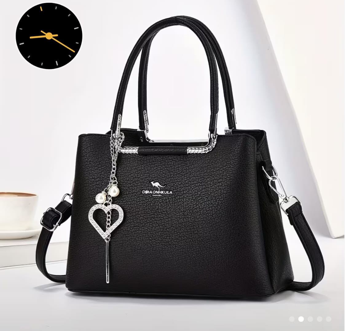 Chic Textured Shoulder Bag for Work and Daily Use