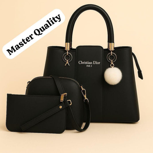 Elegant 3-Piece Convertible Handbag Set