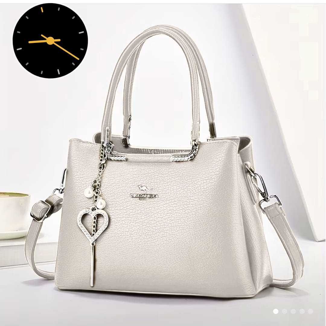 Chic Textured Shoulder Bag for Work and Daily Use